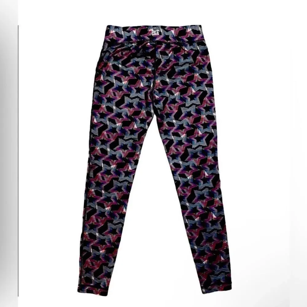 Fila Sport Starry Abstract Print Leggings – Fun & Functional!